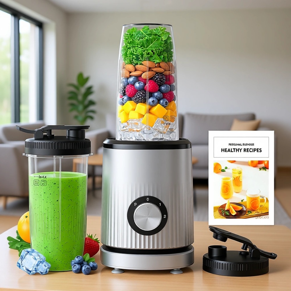 Baby Food Blender - Portable Personal Smoothie Blender with 2