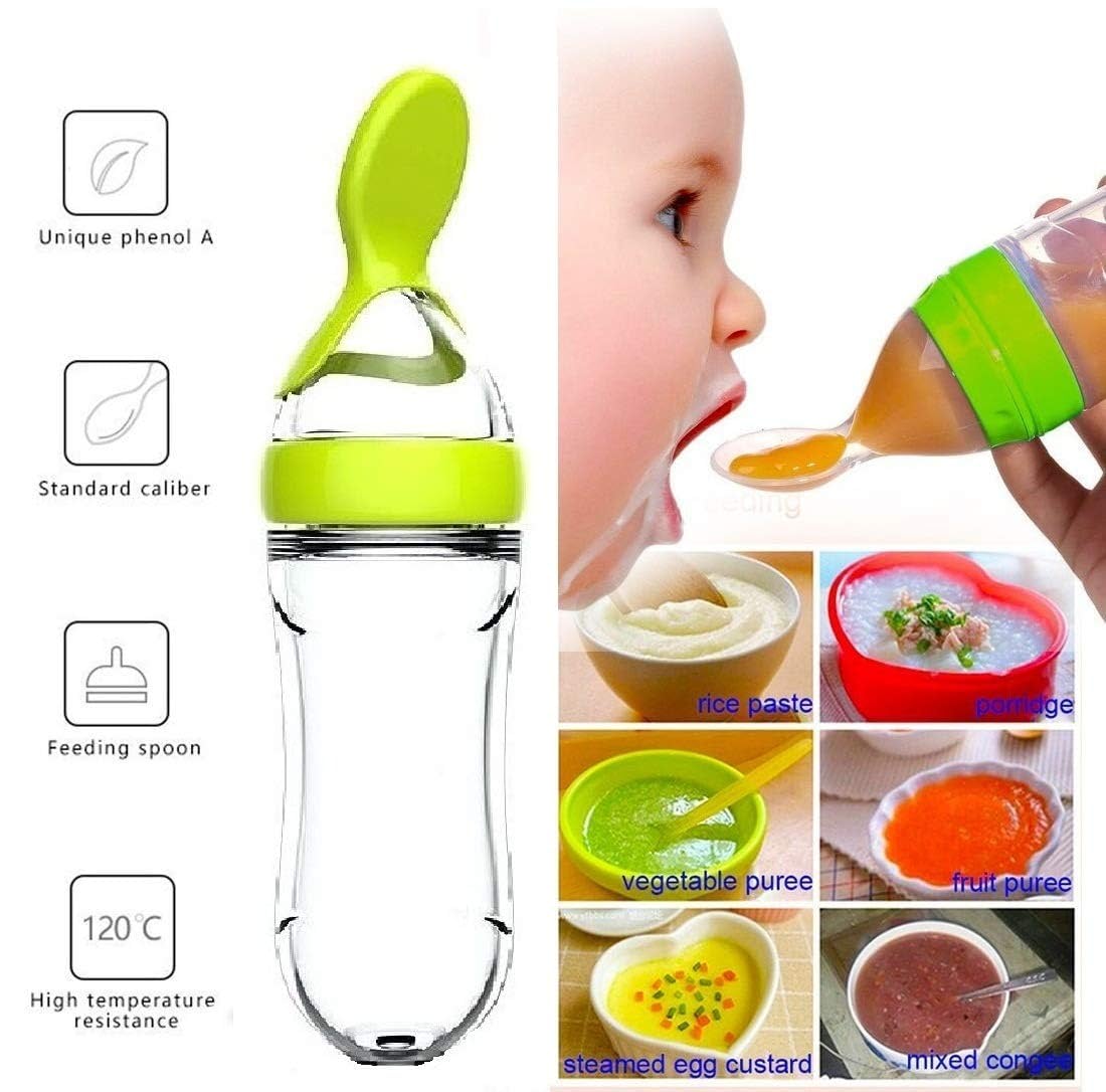 Squeezing Feeding Bottle Cup S - огляд і ціна Baby Food Bites