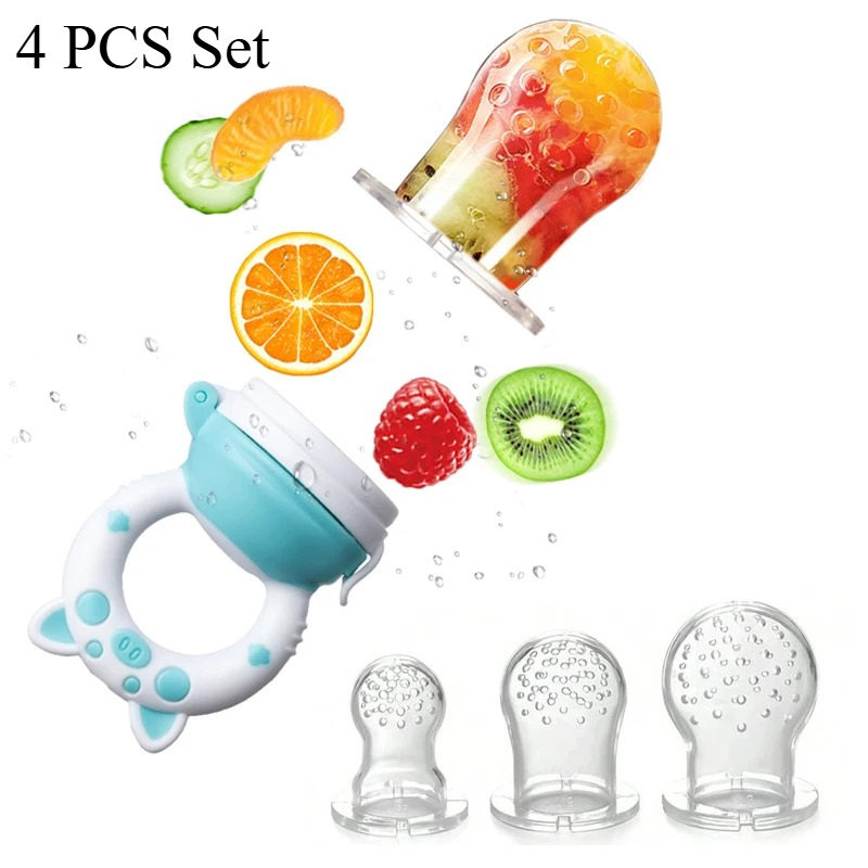 4pcs/set Silicone Fruit & Vege - огляд і ціна Baby Food Bites