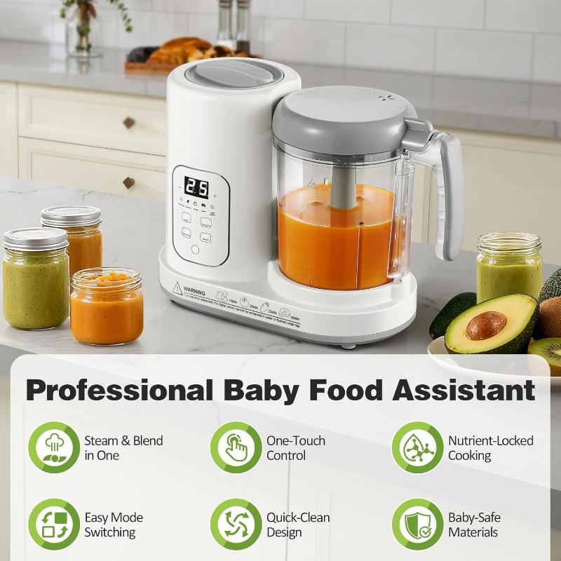Baby Food Maker Steamer Blende - огляд і ціна Baby Food Blender