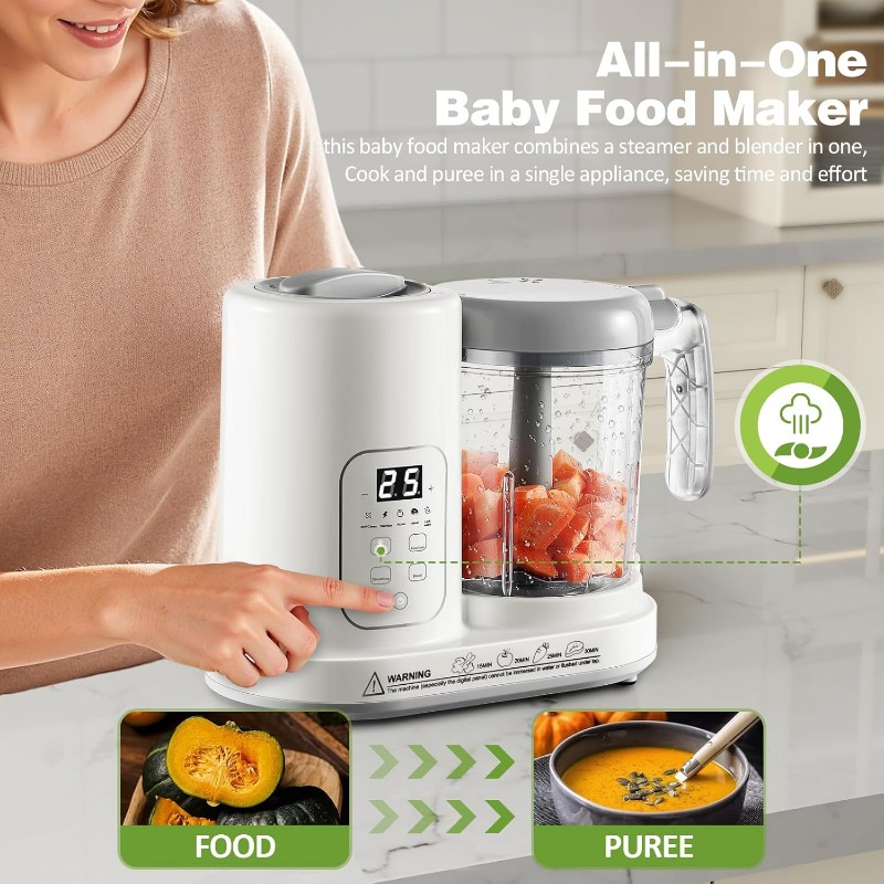 Baby Food Maker Steamer Blende - огляд і ціна Baby Food Blender