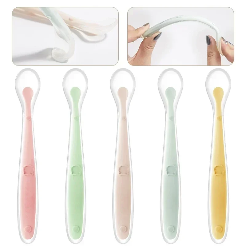 Soft Silicone Baby Spoon Toddl - огляд і ціна Baby Food Bites