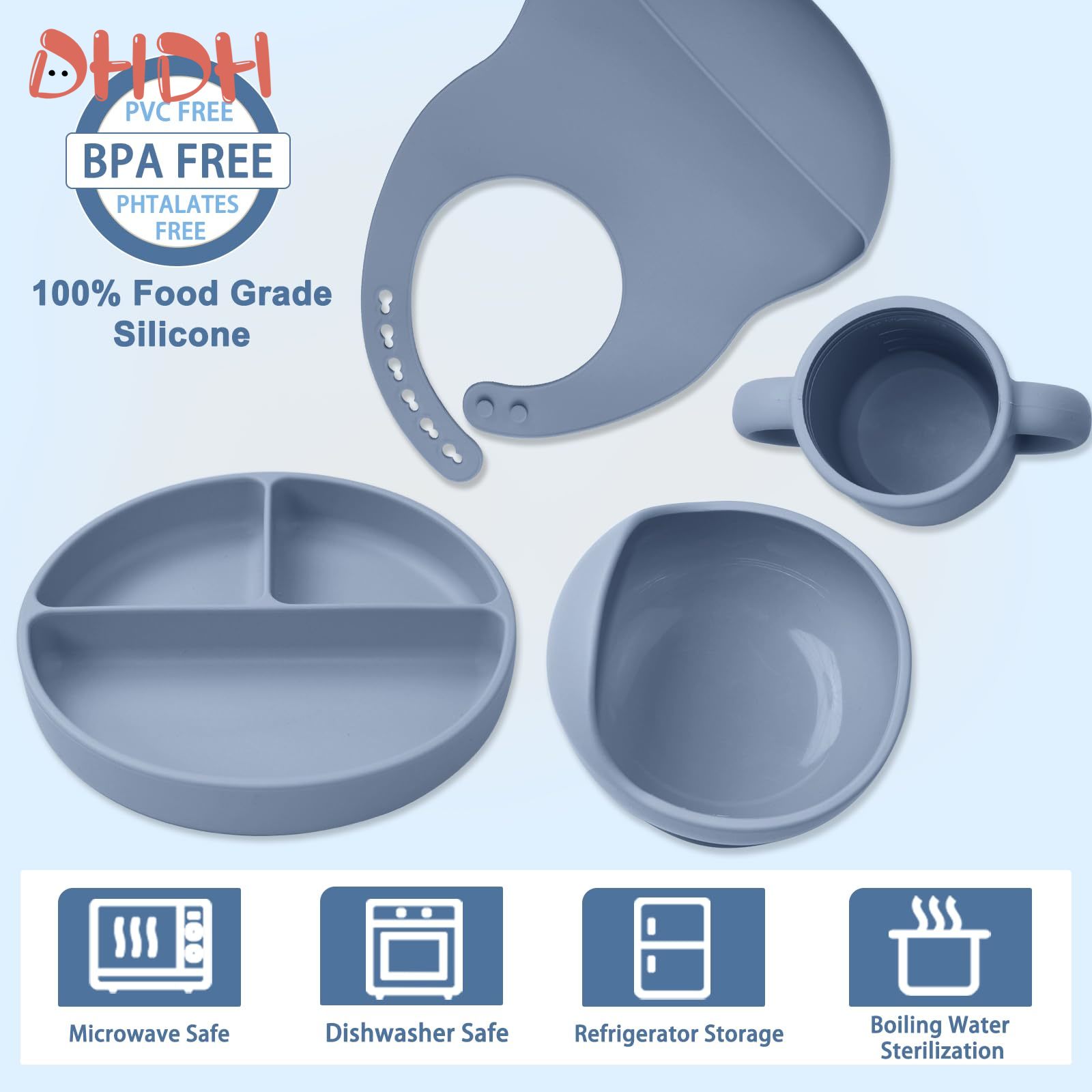 Silicone Baby Feeding Set Tabl - огляд і ціна Baby Food Bites