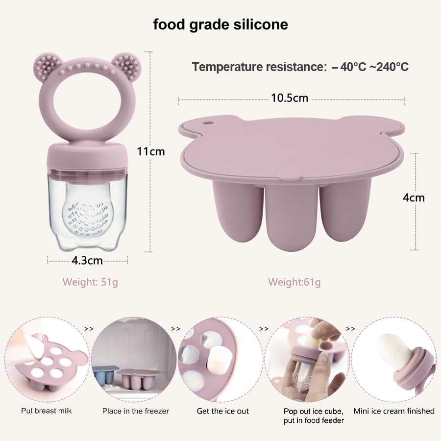 Baby Ice Cream Pops Silicone M - огляд і ціна Baby Food Bites