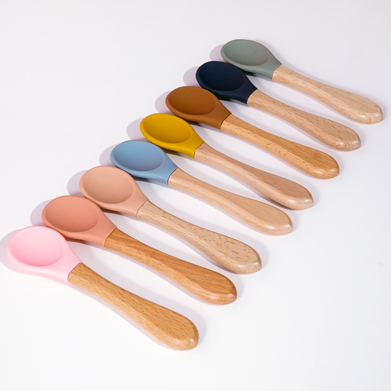 Feeding Wooden Handle Silicone - огляд і ціна Baby Food Bites