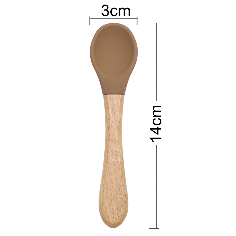Feeding Wooden Handle Silicone - огляд і ціна Baby Food Bites