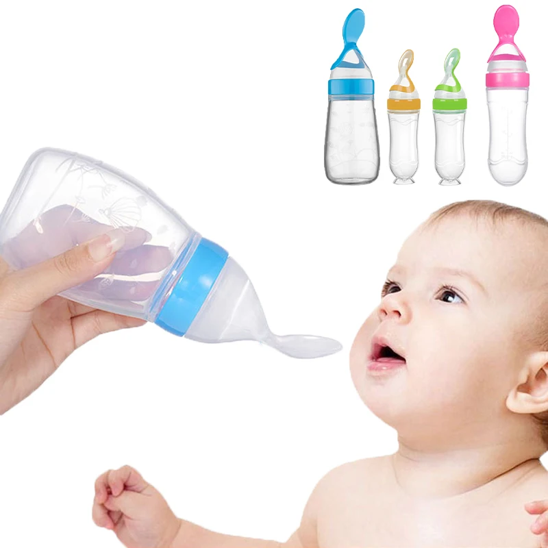 Safe Baby Feeding Bottle Spoon - огляд і ціна Baby Food Bites